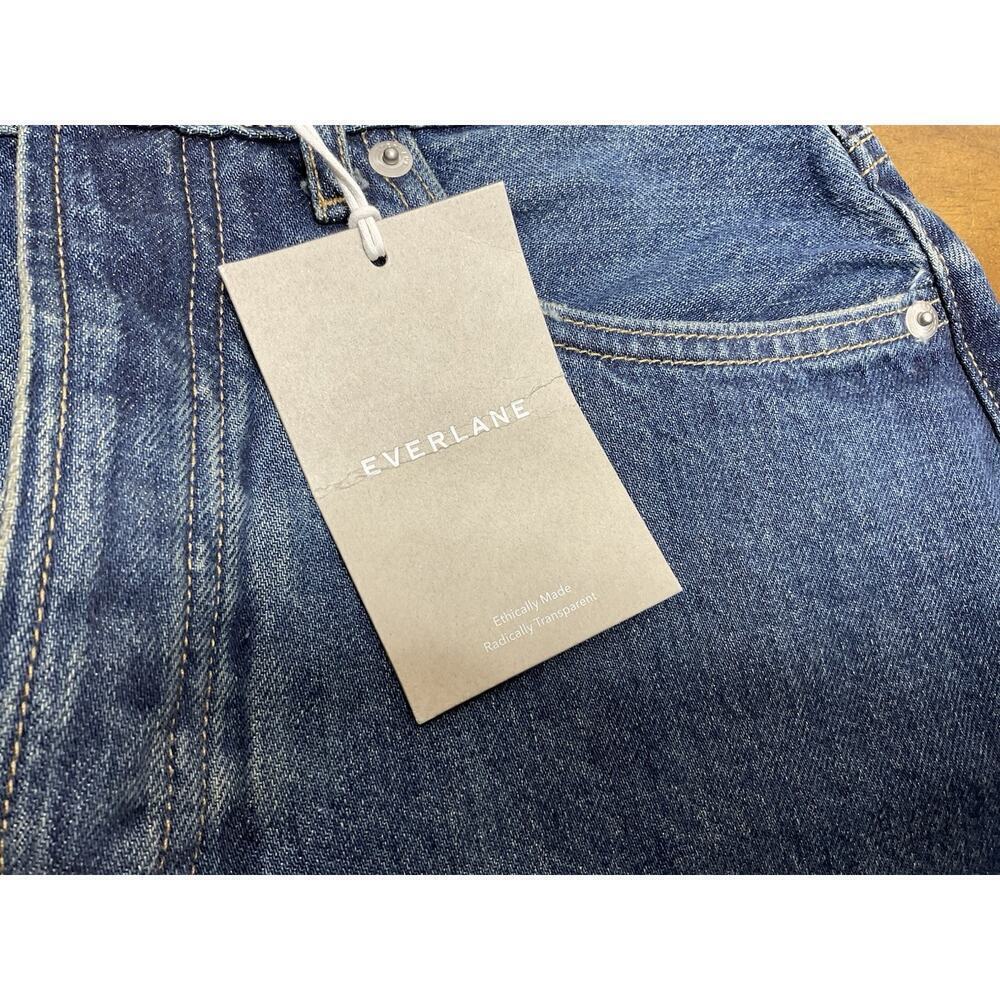 Everlane The Ridged Way-High Short Organic Cotton Distressed Womens Size 26 NWT - Picture 3 of 14